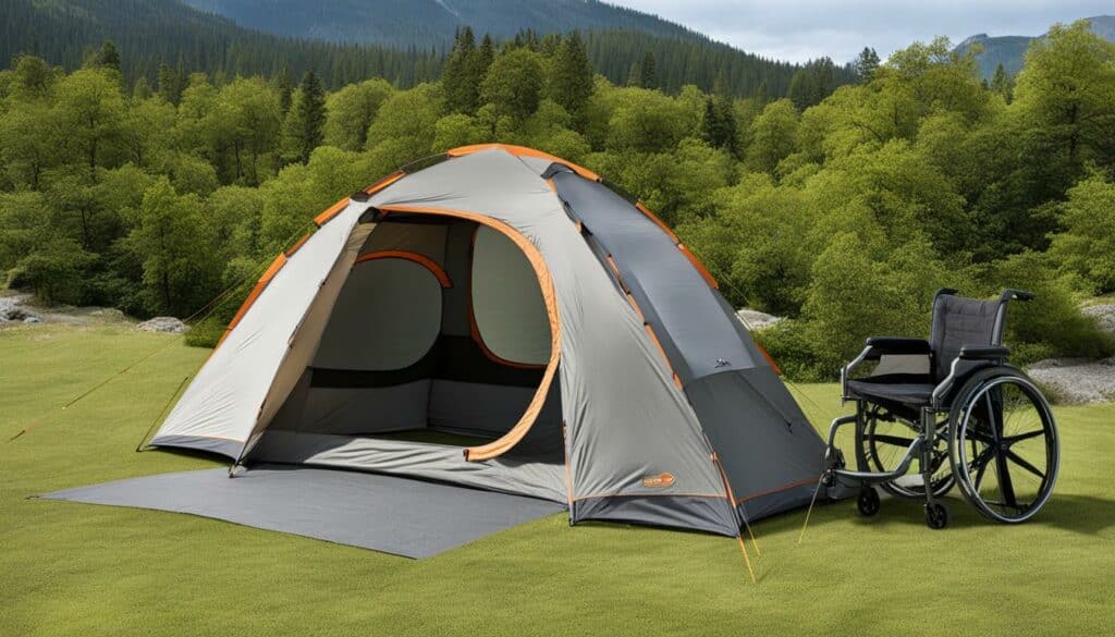 Accessible Camping Tent