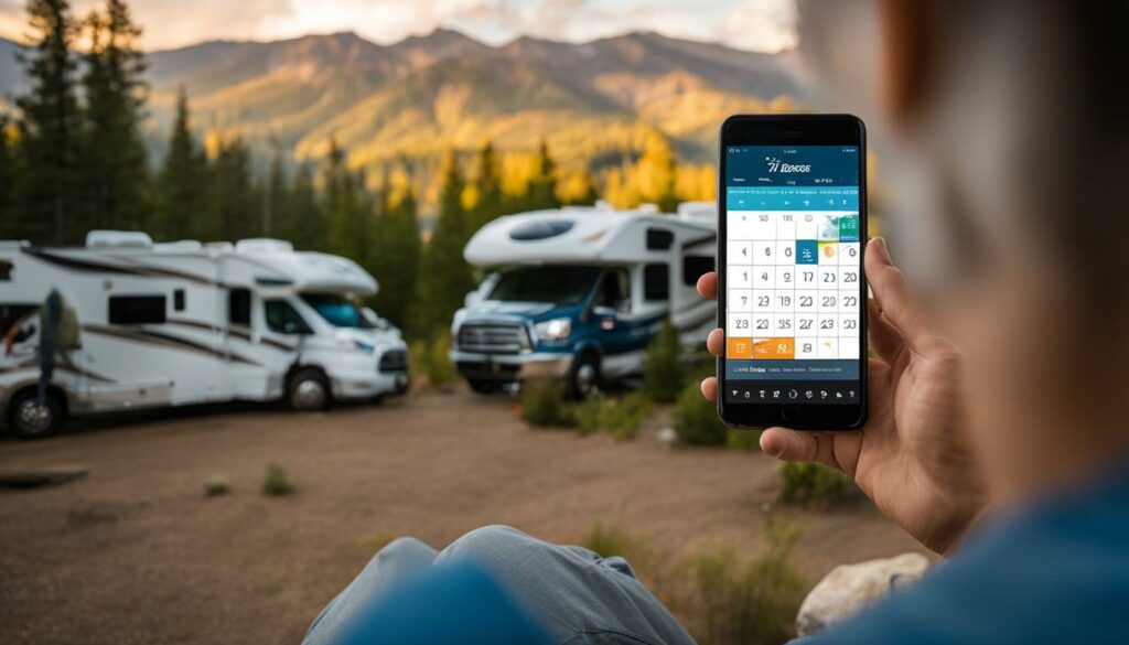 Campground booking software