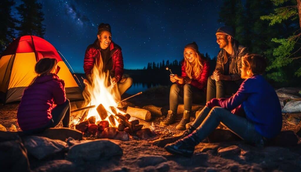 Campground social media content