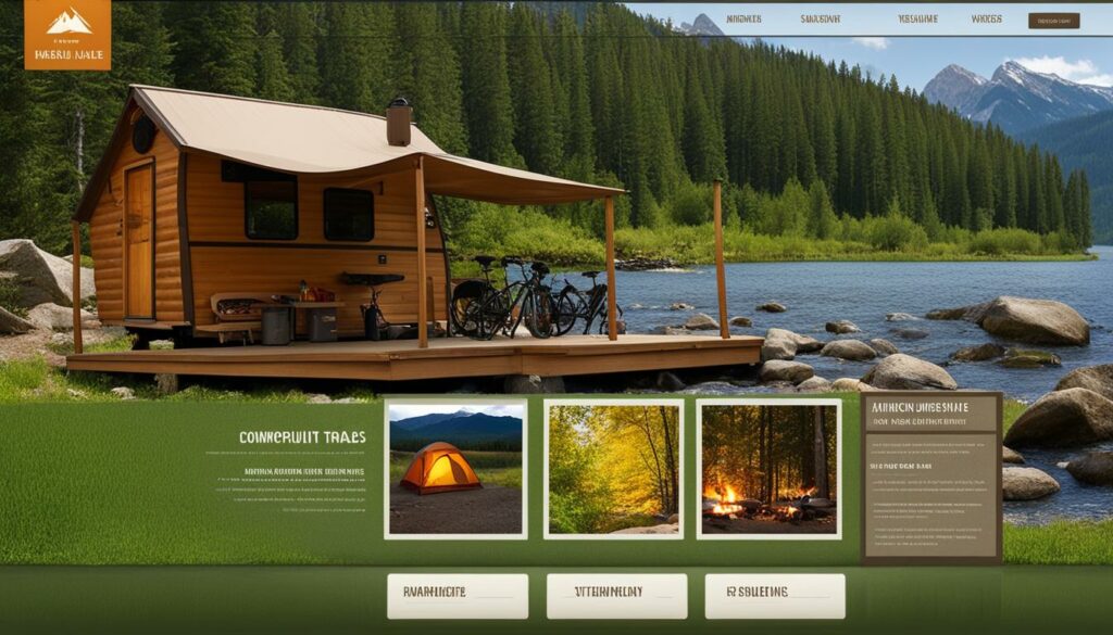 Campground website design