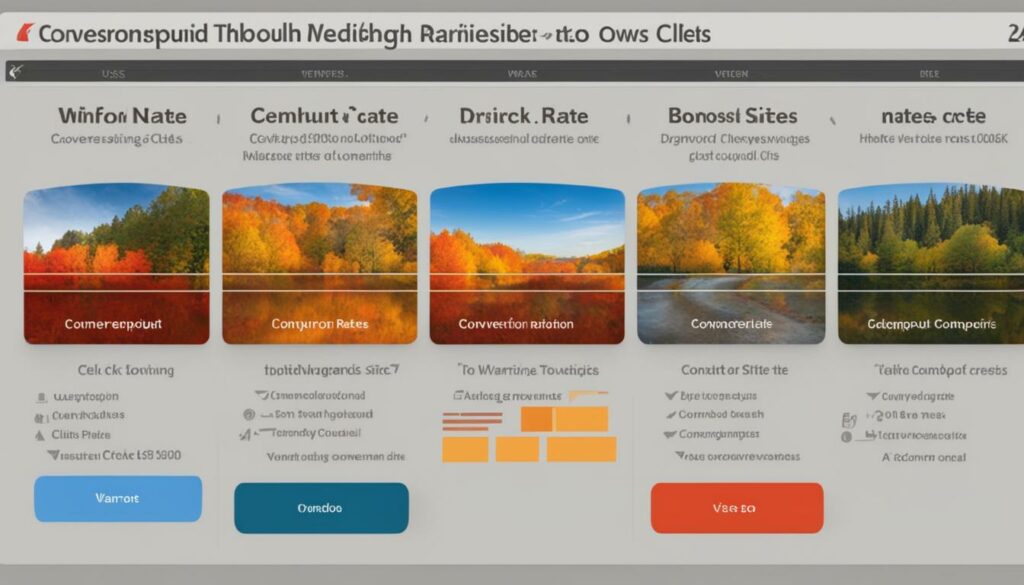 Conversion Rate and Click-Through Rate Table