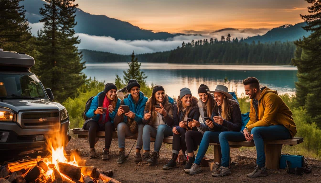 Engaging social media campaigns for camping sites
