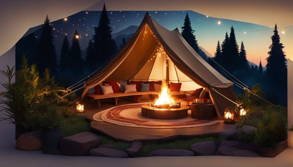 Engaging visuals for glamping
