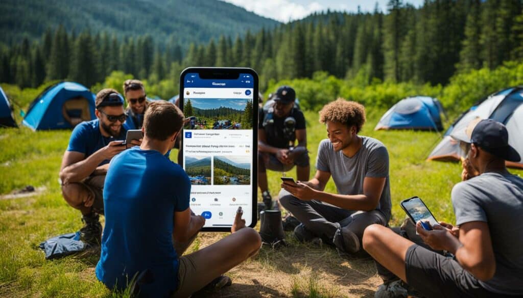 Facebook group for engaged campers