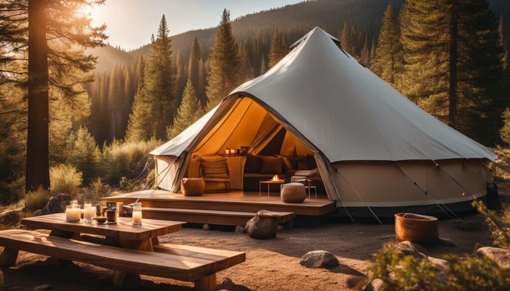 Glamping site design trends