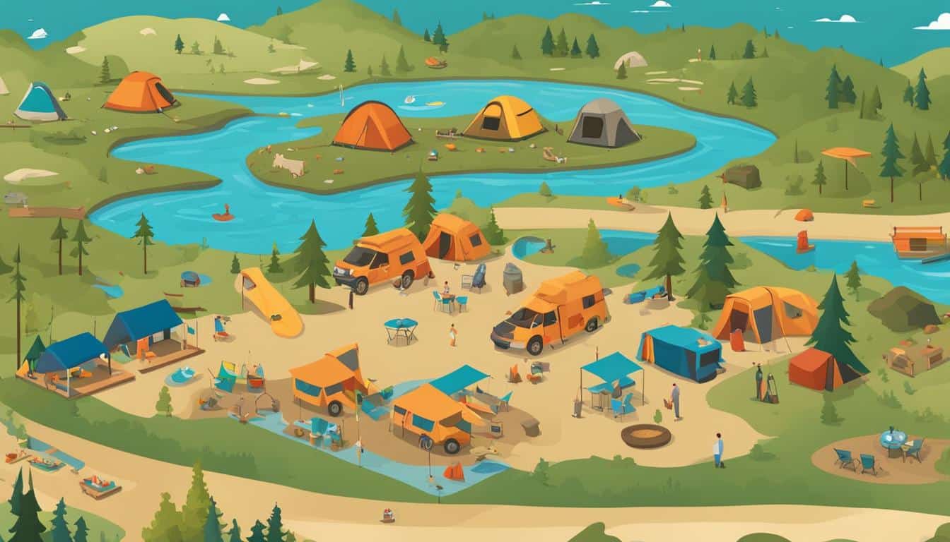 Infographic Design for Campground Promotion