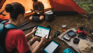 Interactive Checklists for Camping Preparation