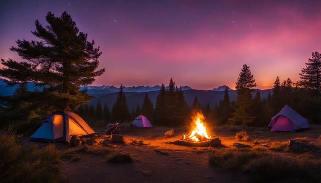Lighting for Campground Photos