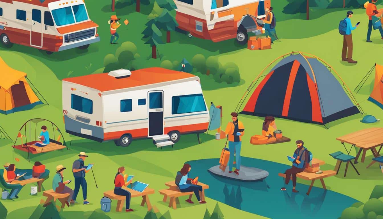 Mobile User Engagement on Campground Sites