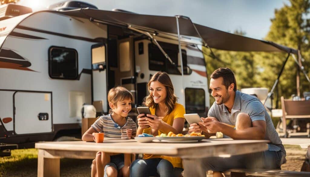 Mobile optimization for booking RV park stays