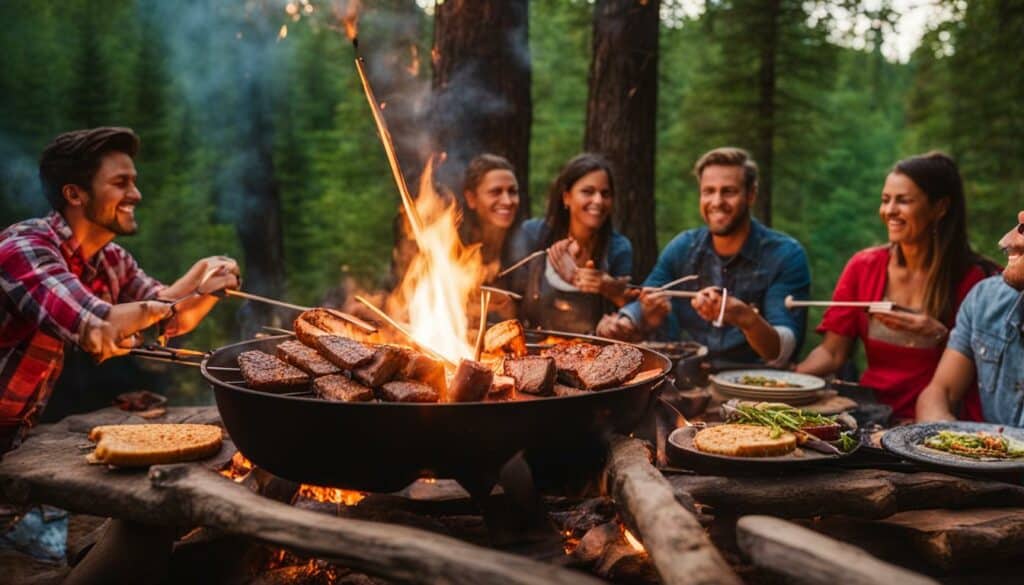 Outdoor cooking and dining