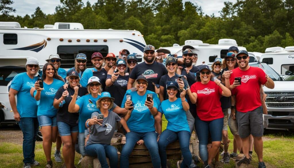 RV park contests on social media