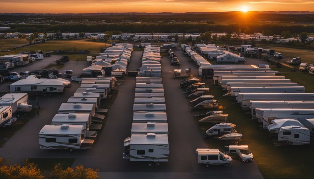 RV park e-commerce tracking