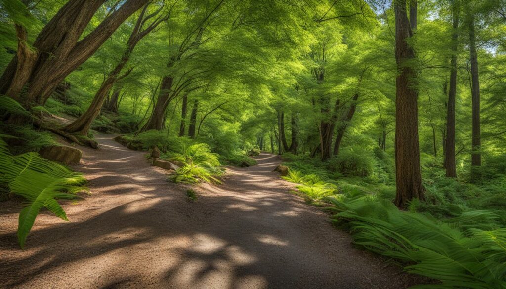 RV park hiking trails