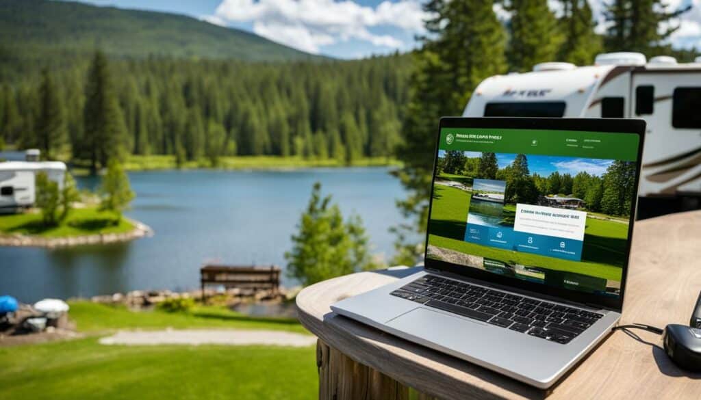 RV park website