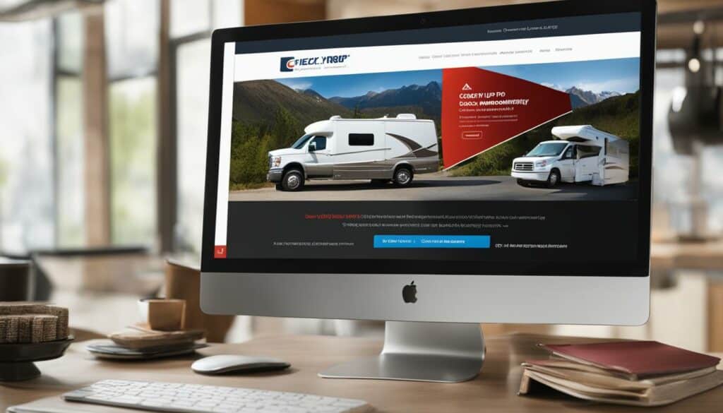 RV park website conversion optimization