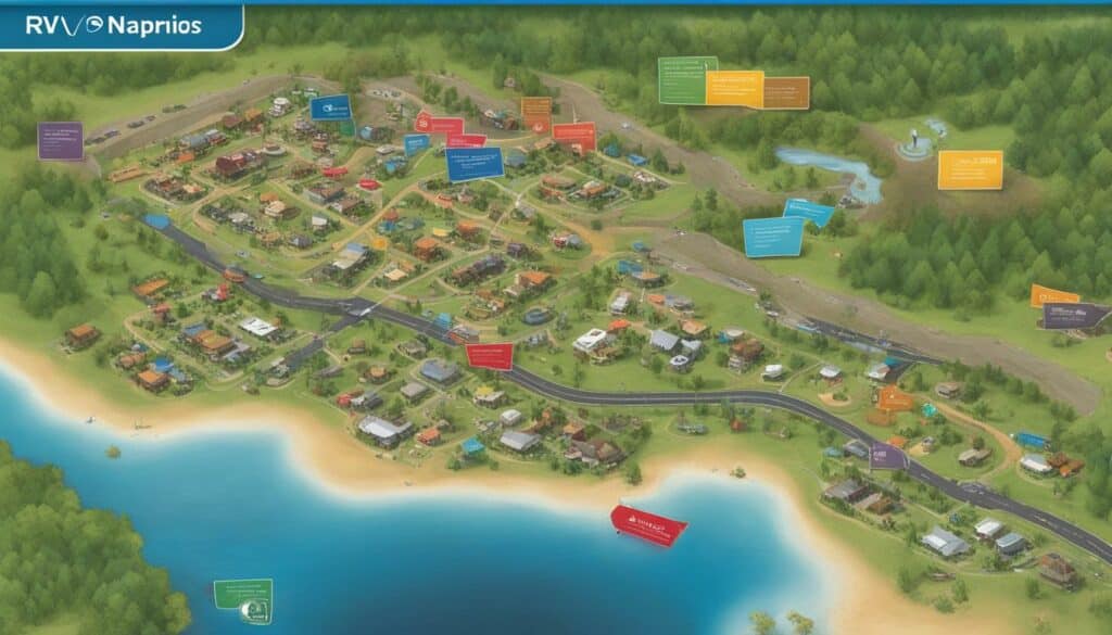 RV park website navigation
