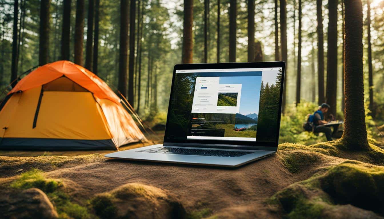 Responding to Online Queries for Camping Sites
