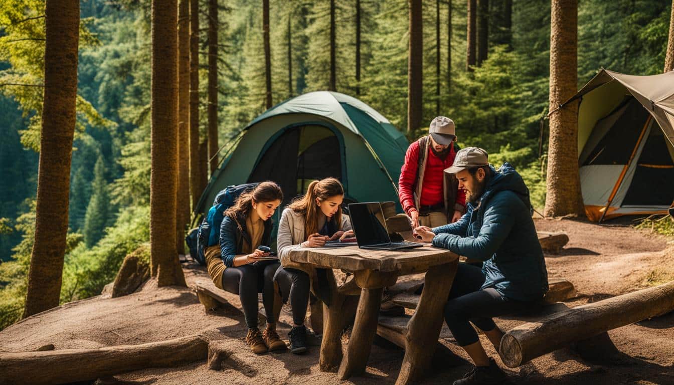 Responding to Online Queries for Camping Sites