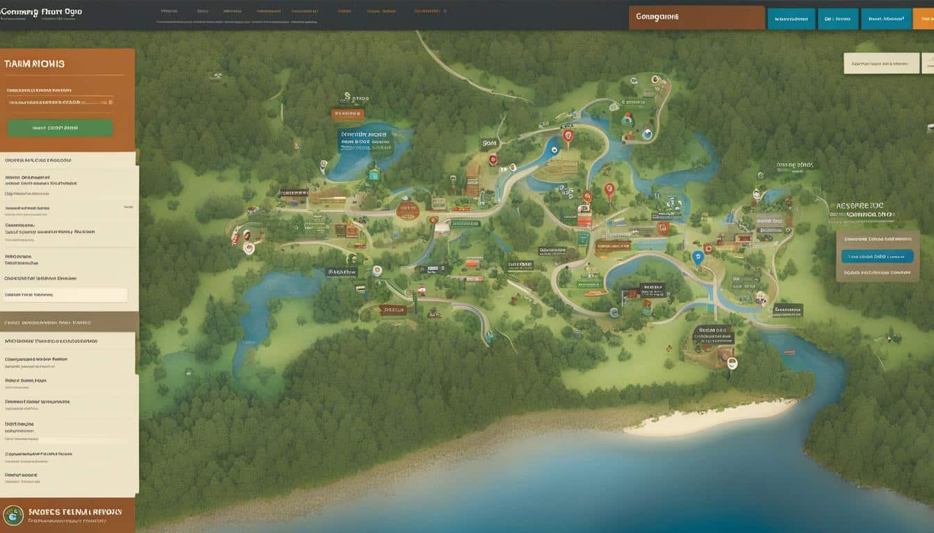 Simplifying Campground Website Navigation
