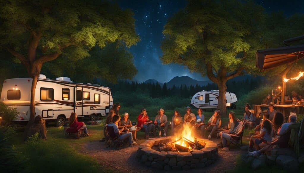 Storytelling techniques for campgrounds
