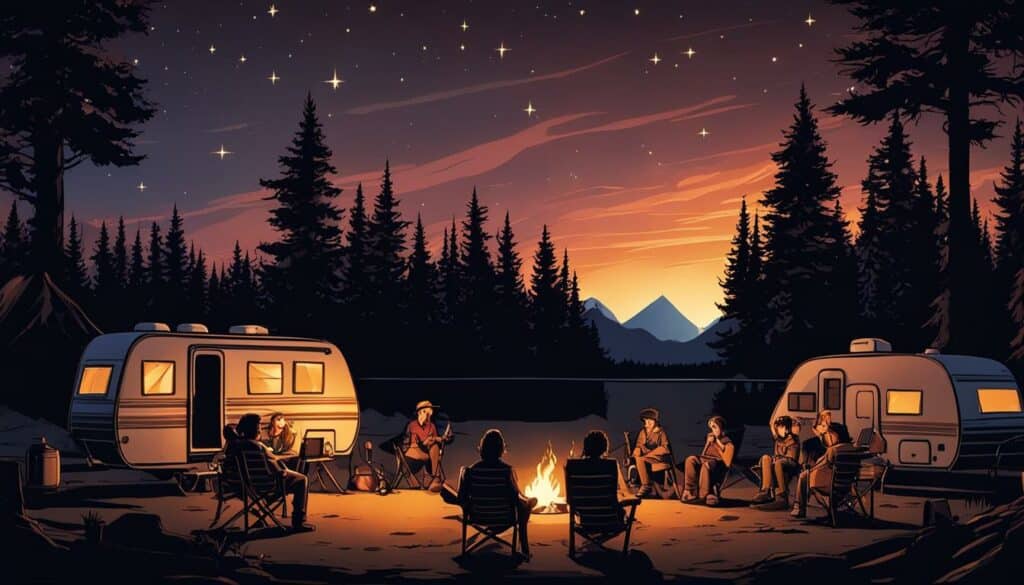 Storytelling through images for campgrounds