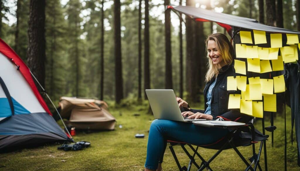 User testing tips for campground bookings