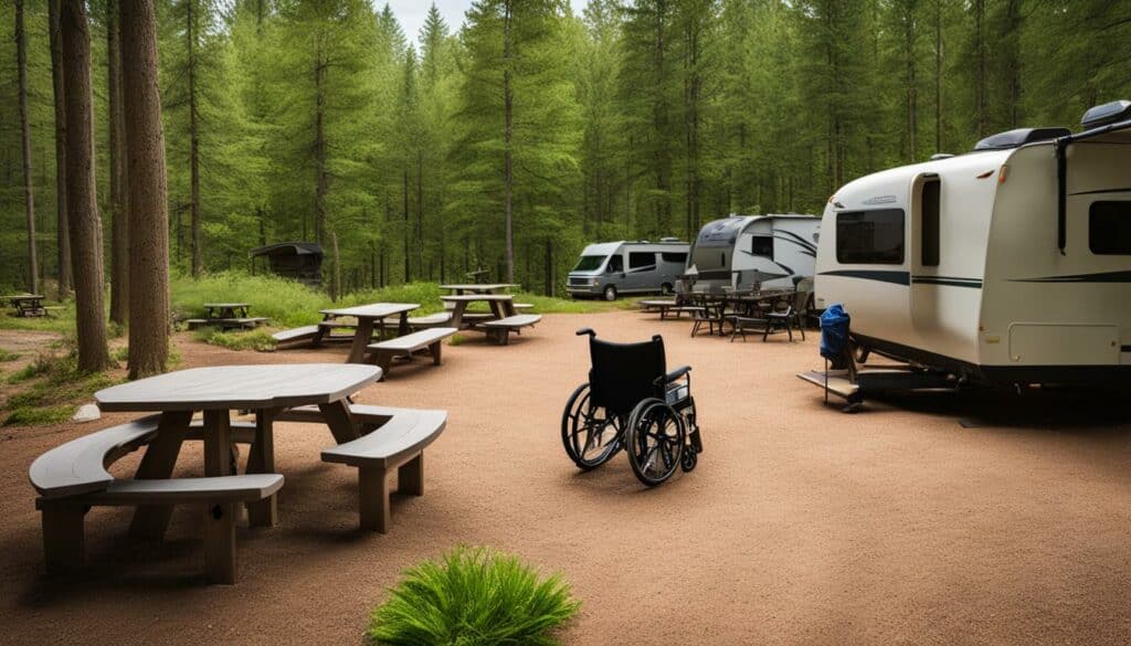 accessible campground facilities