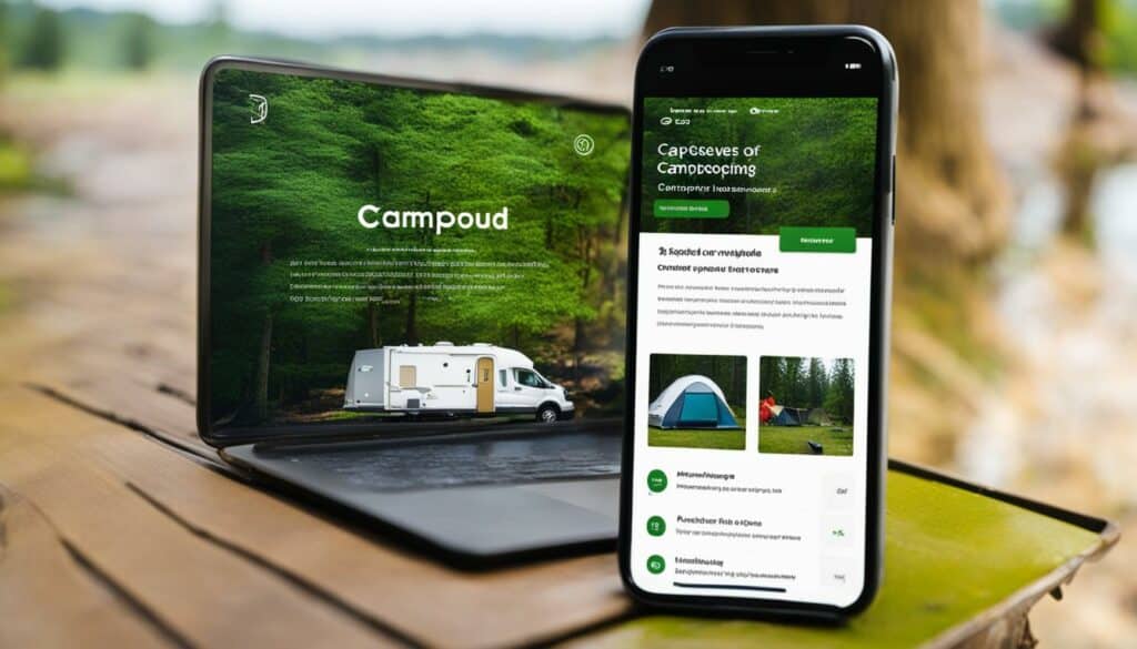campground website design