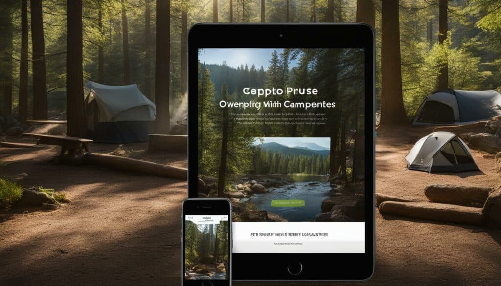 campground website development