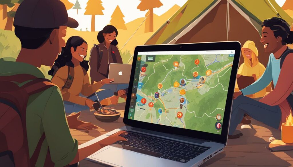 campground website gamification