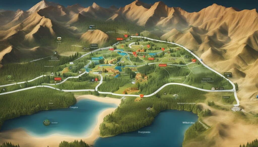 campground website navigation