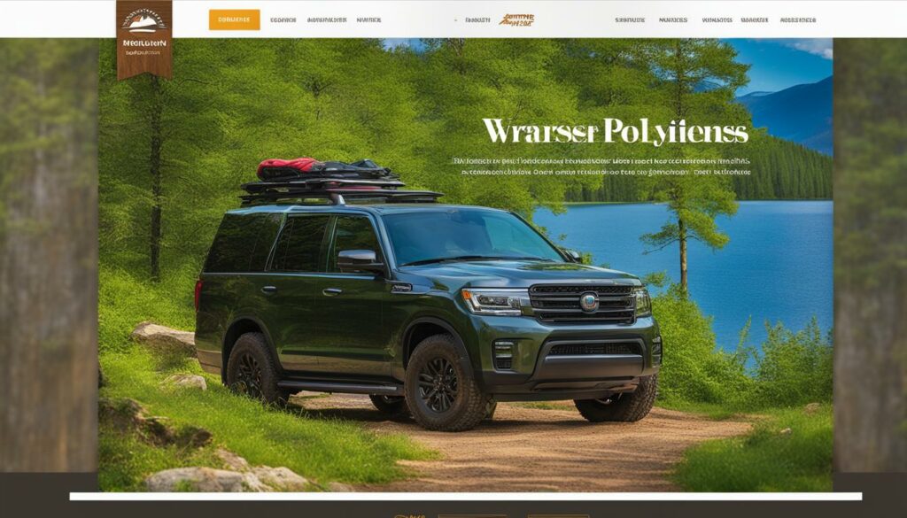campground website optimization
