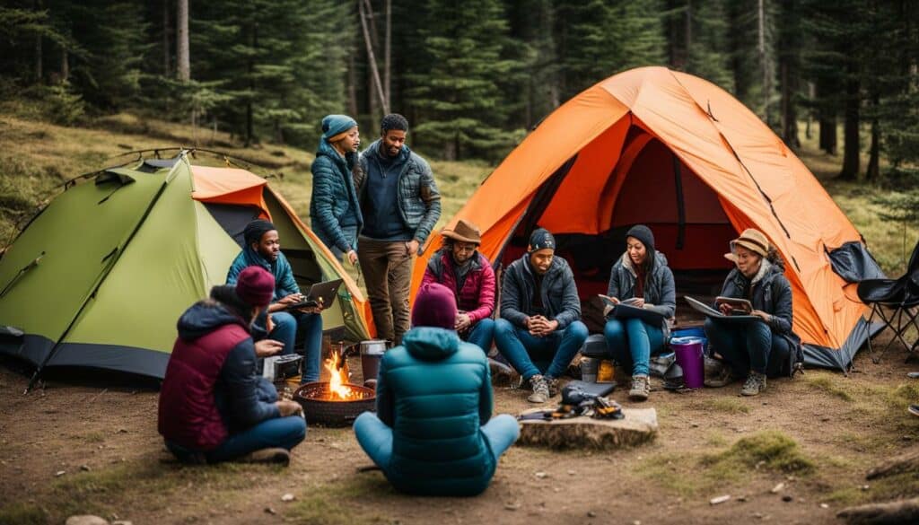 camping industry content creation