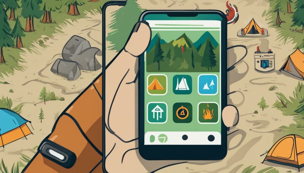 camping location finder app development