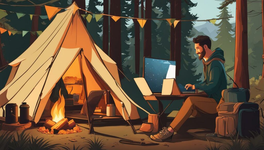 camping site online customer support