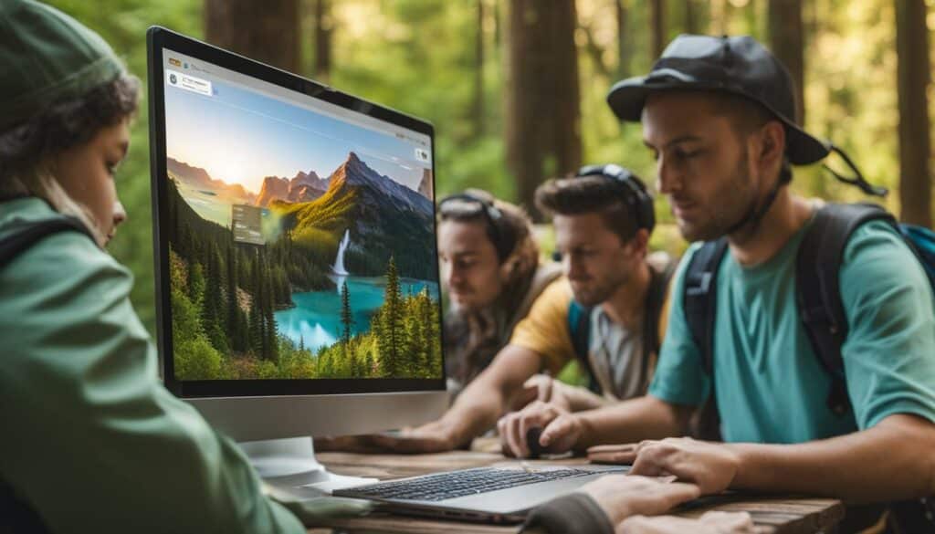 camping site search queries