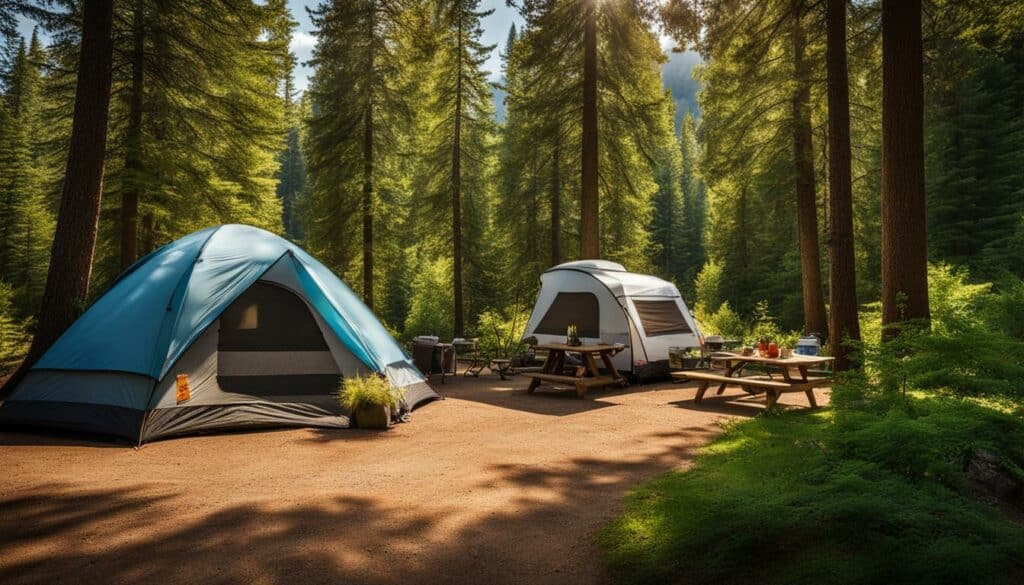 campsite branding