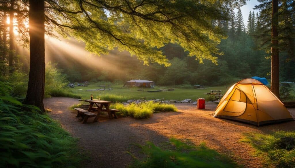 eye-catching campground photography