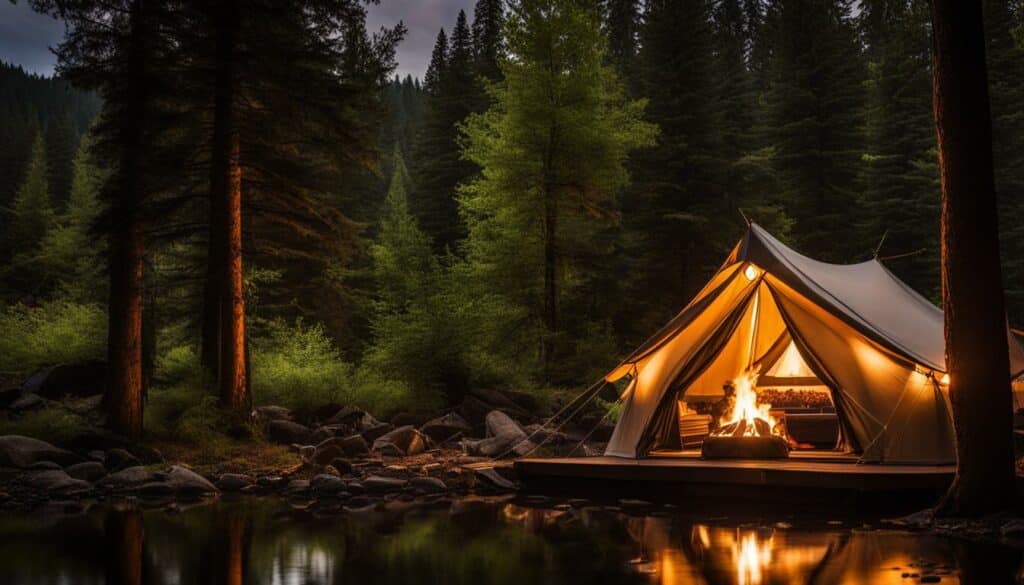 glamping and eco-lodge