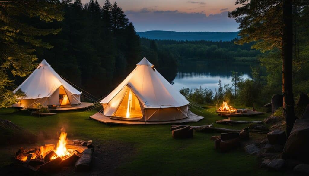 glamping and eco-lodge