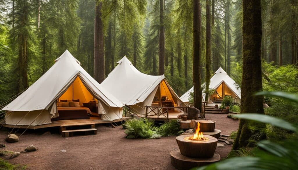 glamping in nature