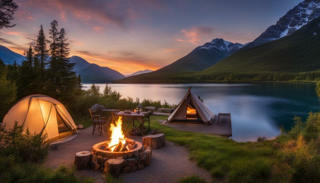 glamping landscape