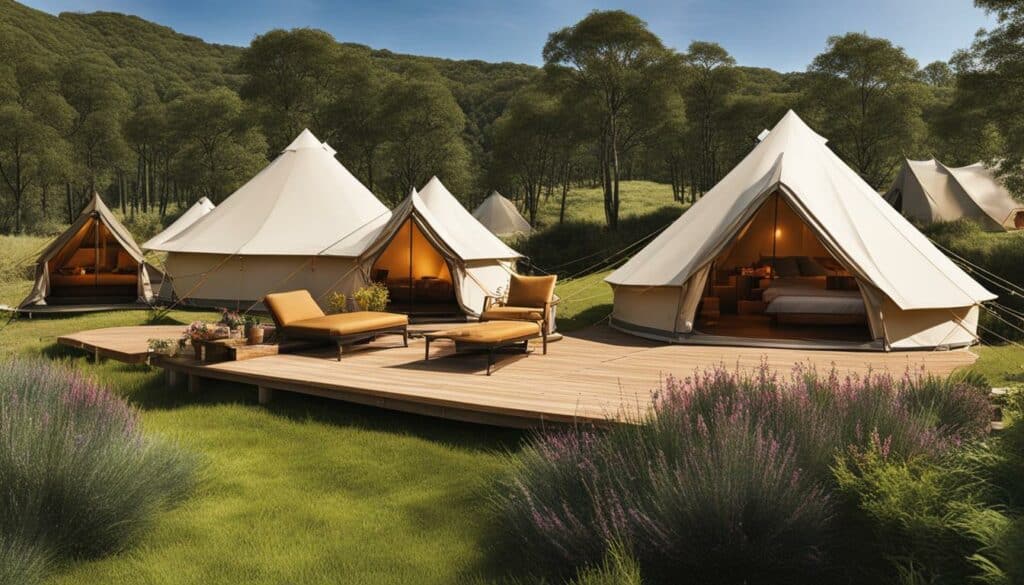glamping site booking system