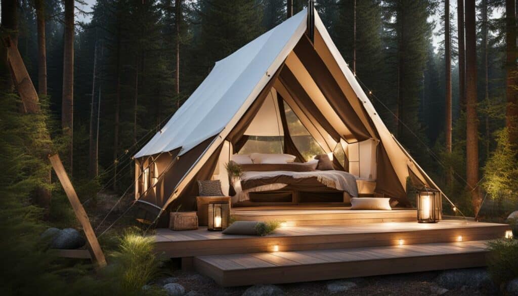 glamping structures