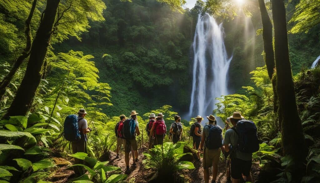 guided hiking