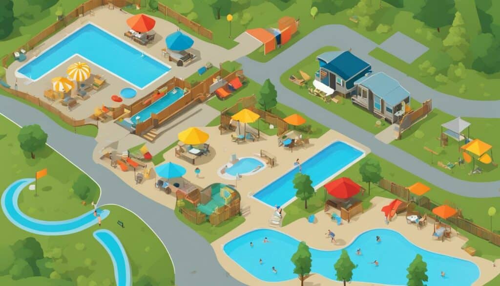 infographic design for RV park promotion