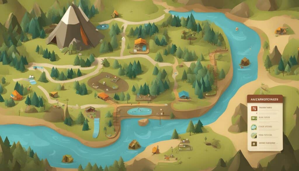 interactive campground map