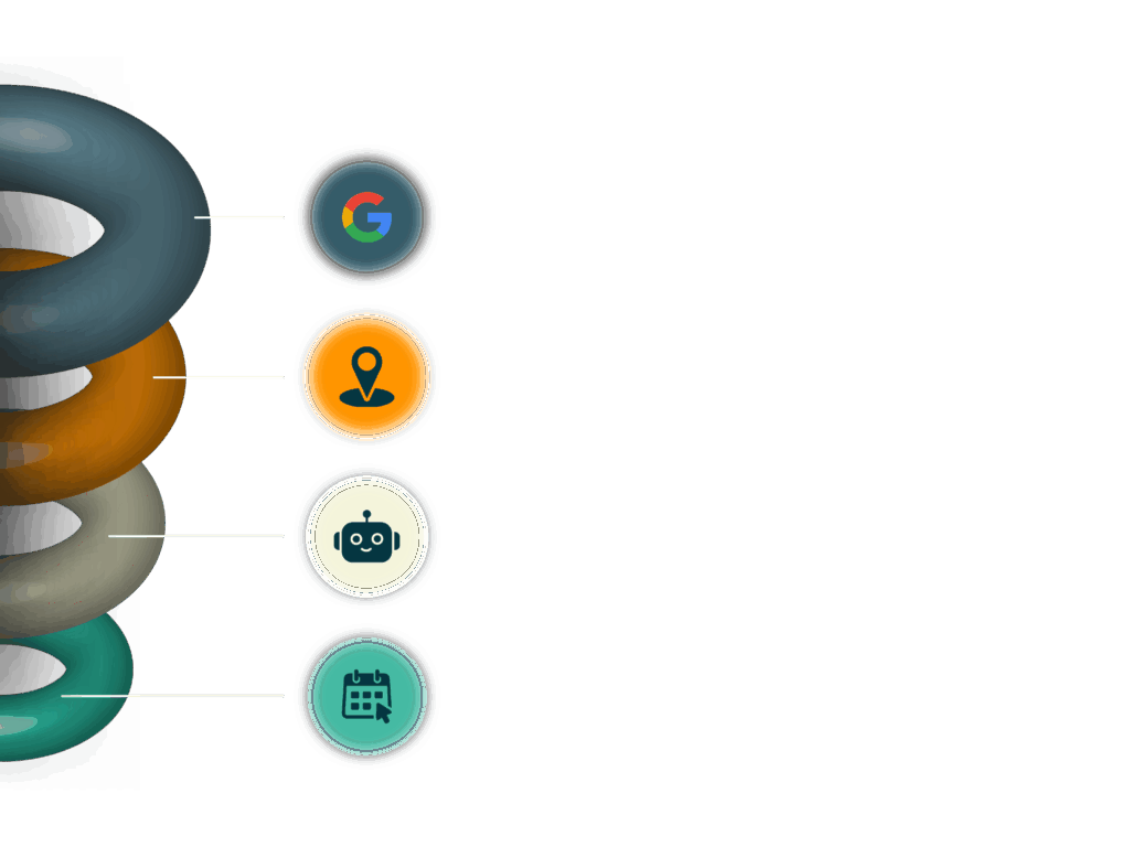 Interconnected services: Google, location, AI, calendar