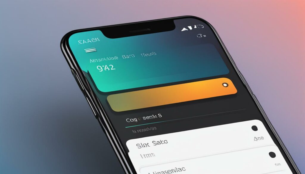mobile app search bar design